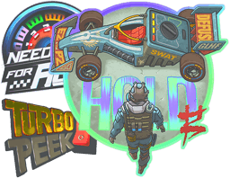Auto Racing Sticker Collection image