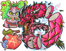 Fruits And Veggies Sticker Collection image