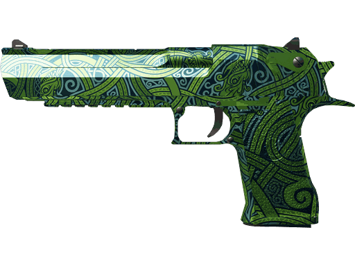 Desert Eagle | Emerald Jörmungandr Triple Serpent pattern