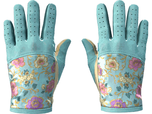 ★ Driver Gloves | Brocade Flowers Golden Bough pattern