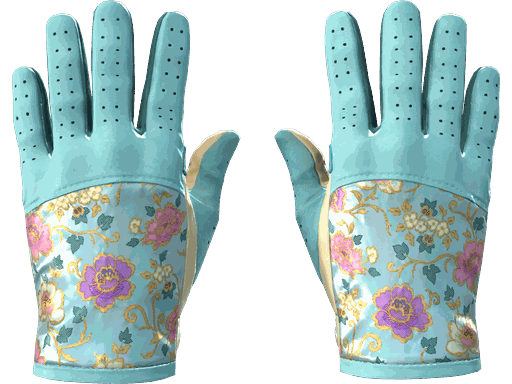 ★ Driver Gloves | Brocade Flowers Purple Flower pattern