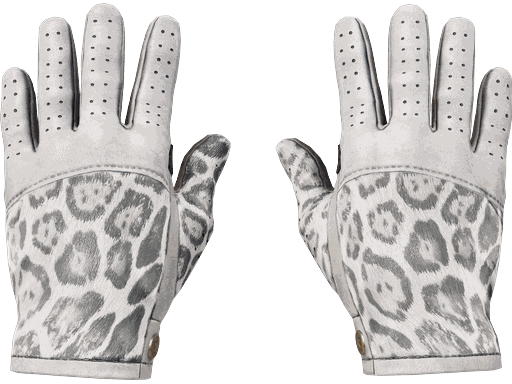 Driver Gloves | Snow Leopard Max White pattern
