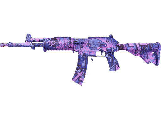 Galil AR | Phoenix Blacklight Centered Phoenix pattern