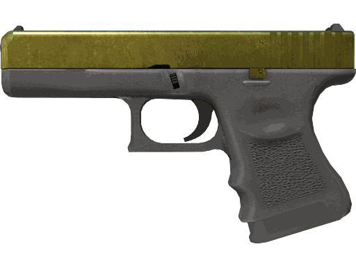 Glock-18 | Brass Clean Gold pattern