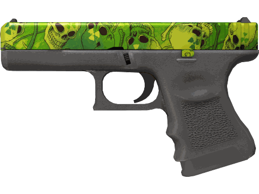 Glock-18 | Nuclear Garden Max Skulls pattern