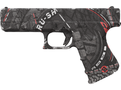 Glock-18 | Red Tire Rush B pattern