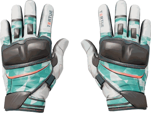 Moto Gloves | Spearmint Max Mint pattern