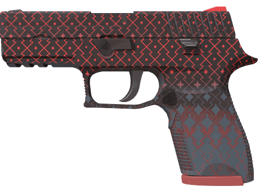 P250 | Crimson Kimono Red Top pattern