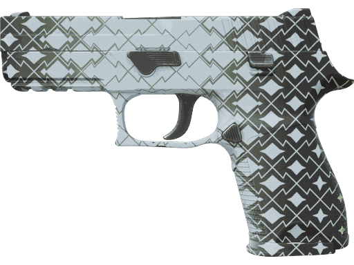 P250 | Mint Kimono Black & White pattern
