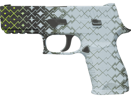P250 | Mint Kimono Green Tip pattern