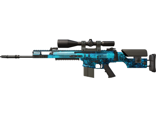 SCAR-20 | Grotto Centered Square pattern