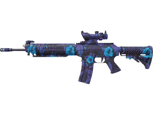 SG 553 | Aloha Five Flower pattern