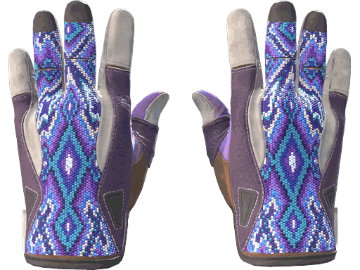 ★ Sport Gloves | Violet Beadwork Max Double Diamond pattern