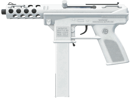 Tec-9 | Whiteout Clean White pattern