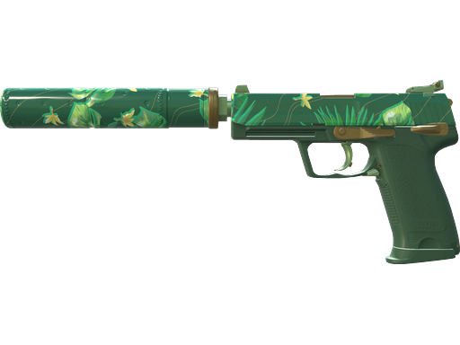 USP-S | Tropical Breeze Max Green pattern